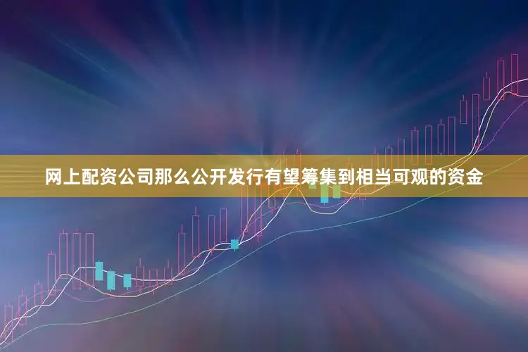 网上配资公司那么公开发行有望筹集到相当可观的资金